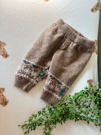 Pantalon en maille chaud kiabi