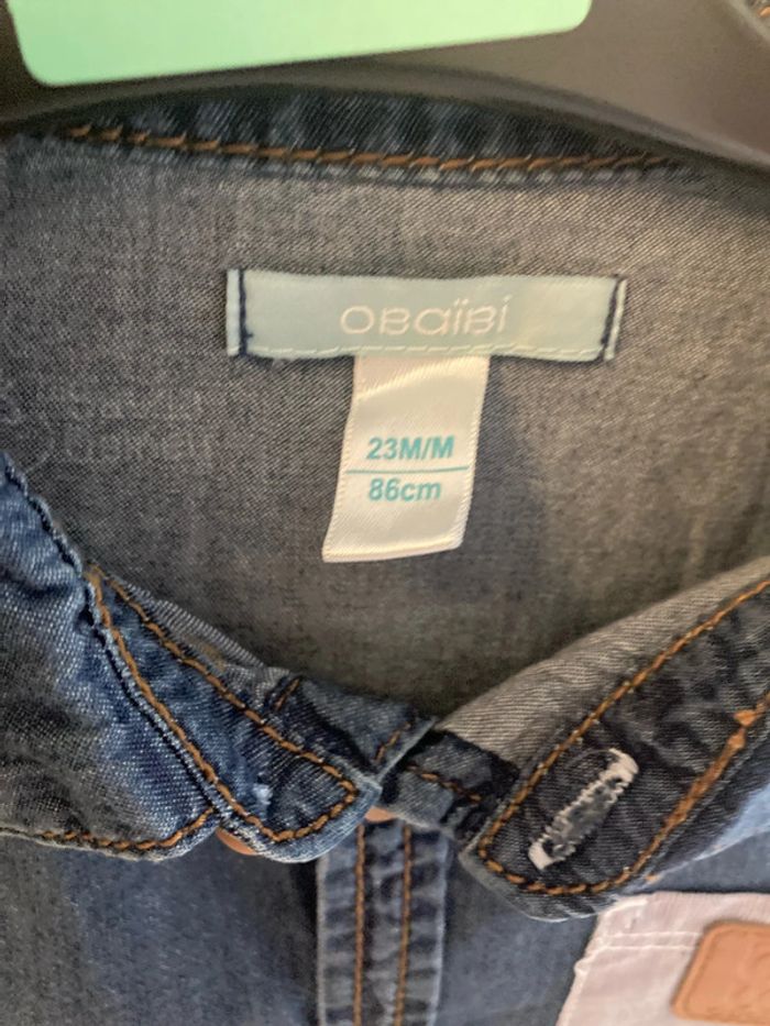Chemise en jean Obaïbi - photo numéro 5