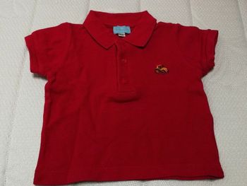Polo MC rouge foncé Cyrillus 6M