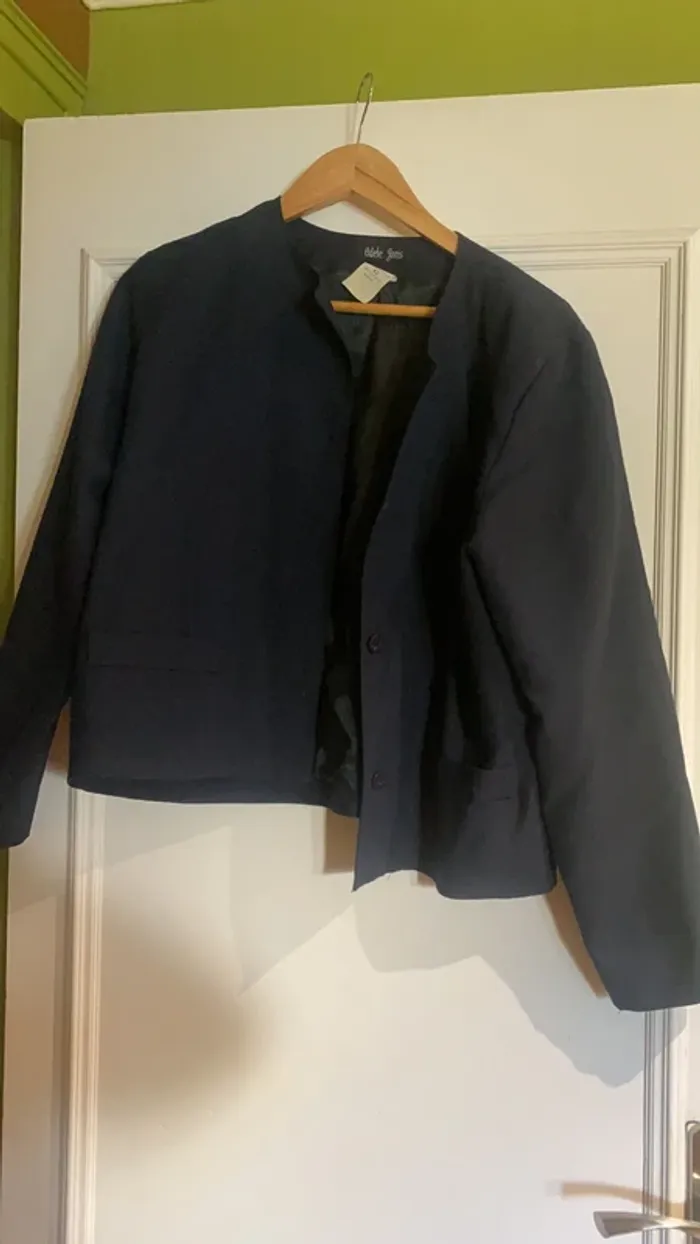 Veste bleue marine