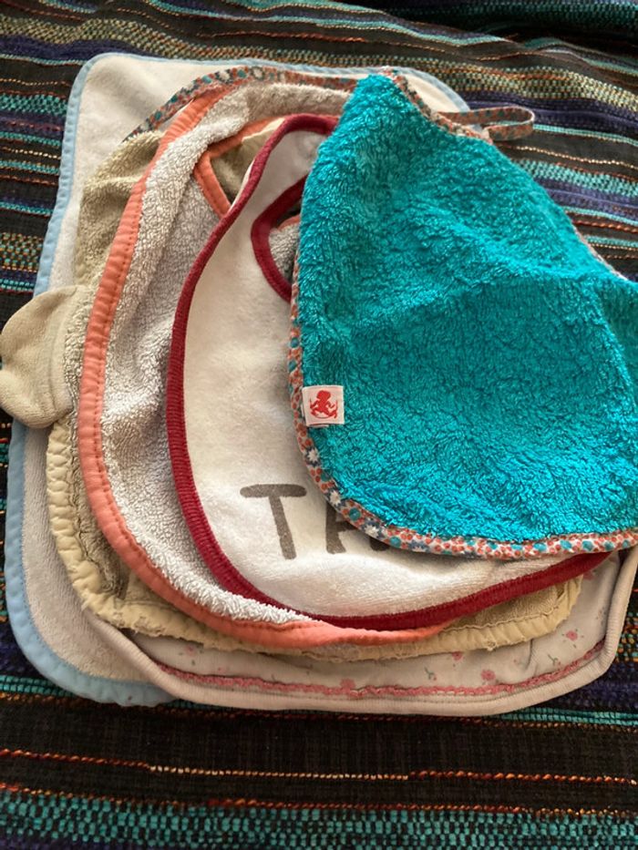 lot de 6 bavoirs - photo numéro 1