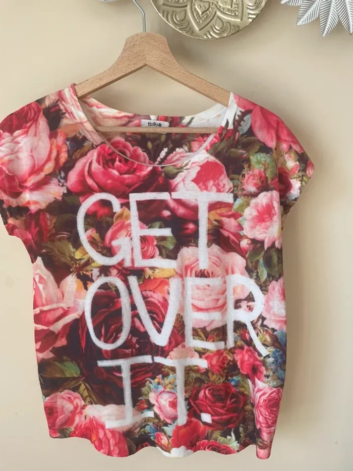 T shirt fleurs