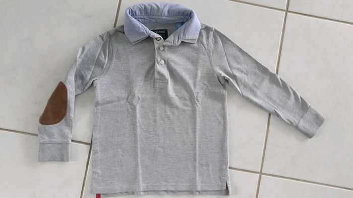 Polo manches longues garçon okaidi 6 ans V10 - photo numéro 2