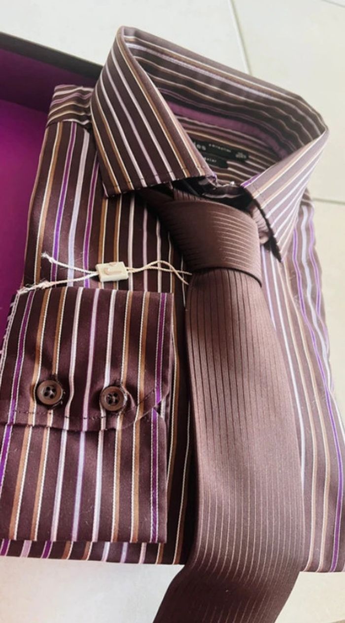 Coffret chemise + cravate Jules - photo numéro 6