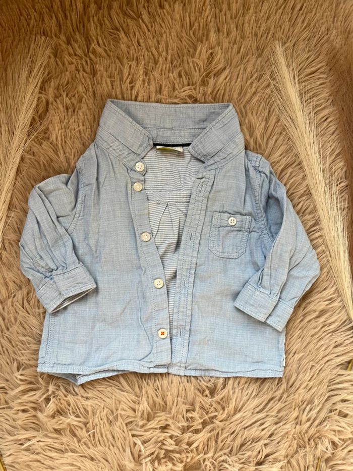 Chemise bleu ciel - photo numéro 2