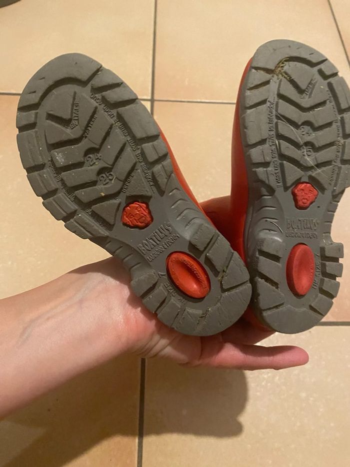 Botte  de pluie ade marque boatillus taille 24/25 - photo numéro 8