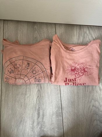 Tshirt manche longue + t-shirt manche court - 3 ans