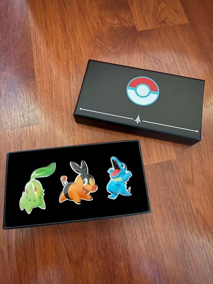 Trio de Pin’s Starters Légendes Pokémon Z-A Nintendo Switch