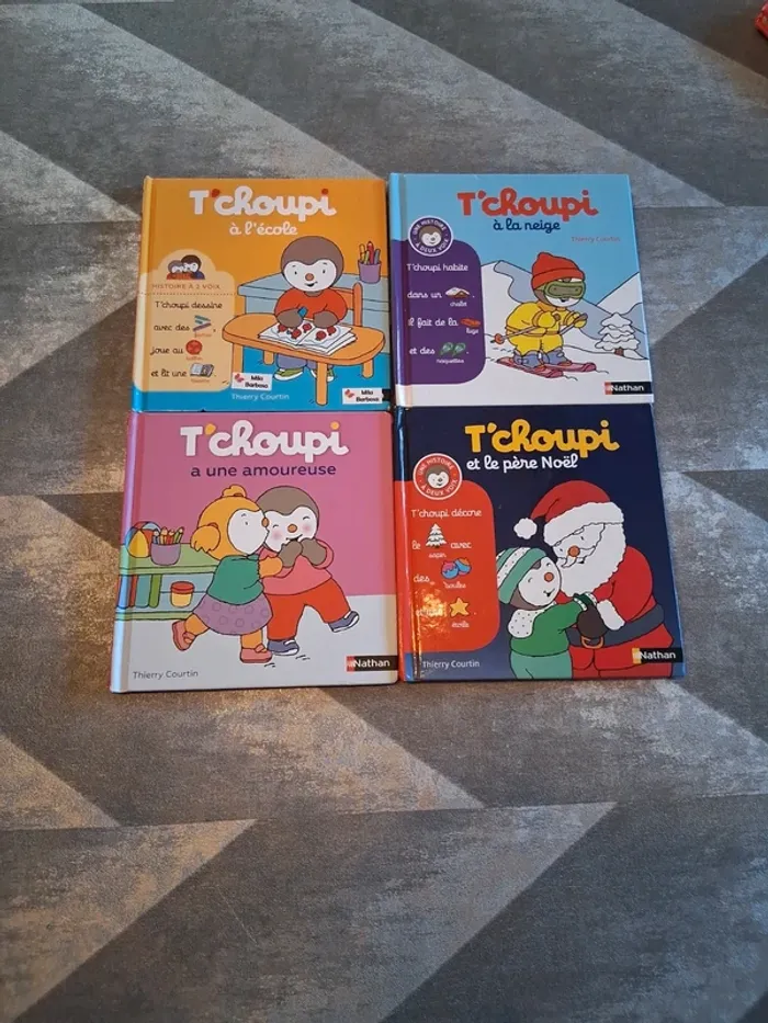 Lot de 4 tchoupi