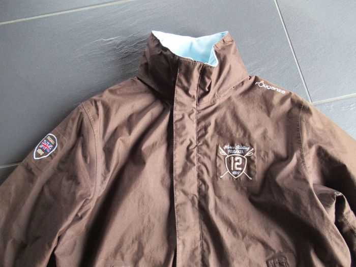 Manteau / blouson / veste fille équitation Fouganza 12 ans + don paire chaussette équitation - photo numéro 2
