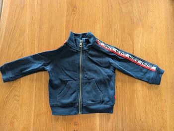 Gilet / veste fermeture éclair Levi's comme neuf 12 mois