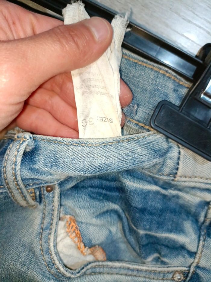 Jean taille basse - Taille 36 - Marque DENIM - photo numéro 6