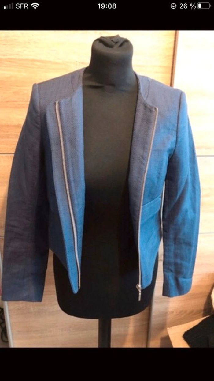 Veste blazer bleu mexx - photo numéro 3
