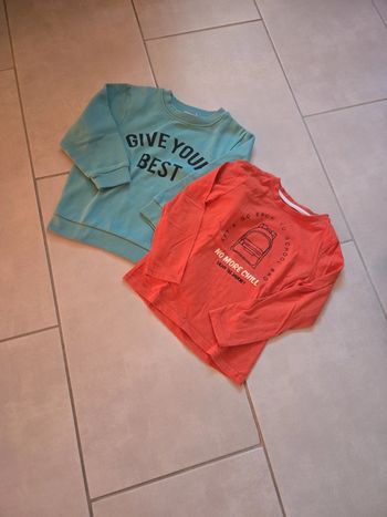 Lot sweat et tee-shirt