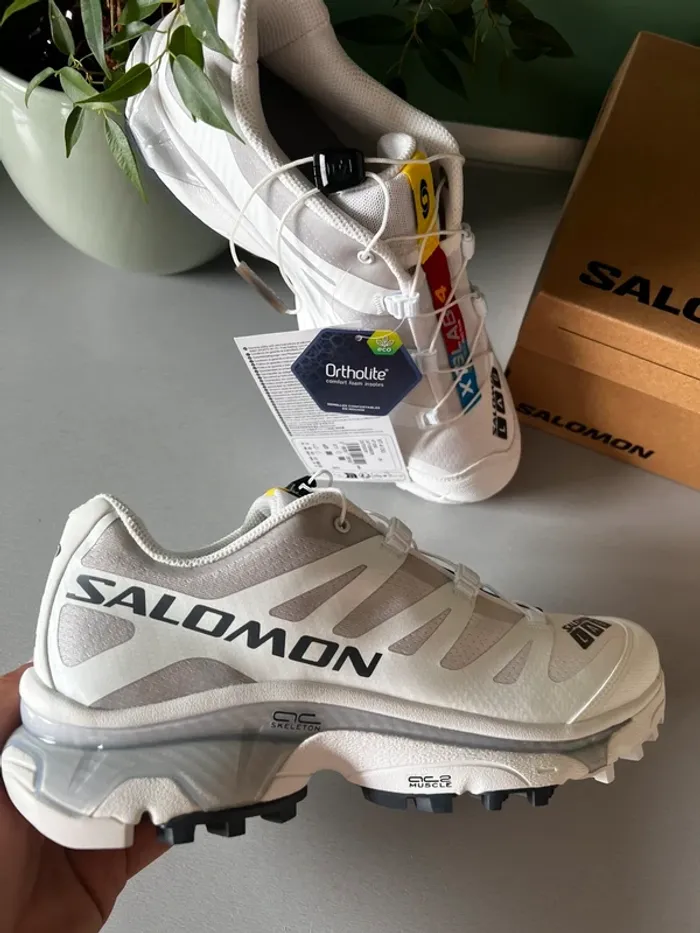 Salomon XT-4 White Ebony Lunar Rock unisex - photo numéro 5