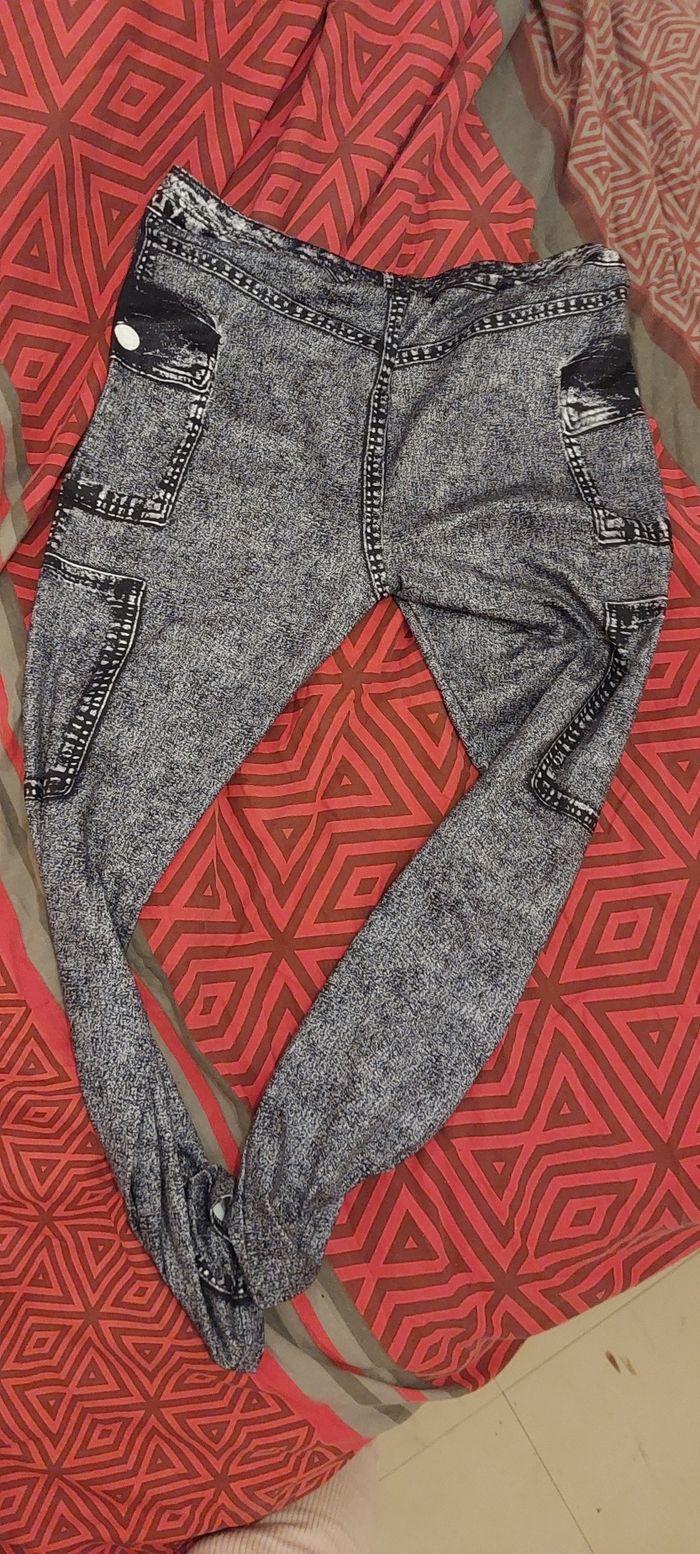 Legging femme imitation jean 9 - photo numéro 3