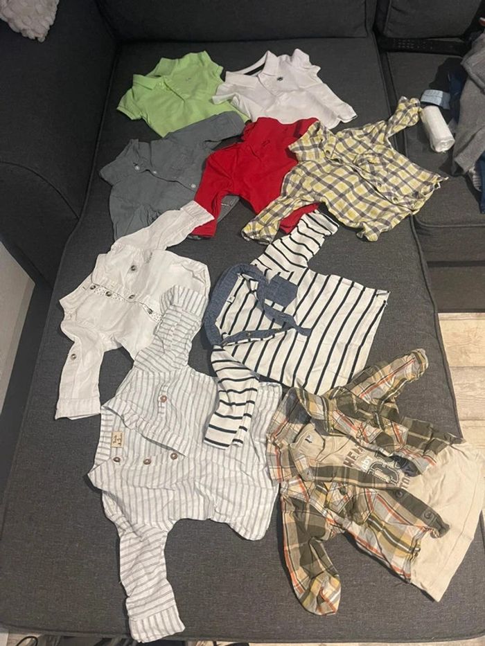 Lot polo/chemise 3 mois