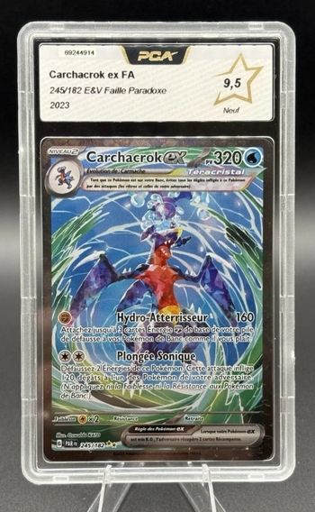 Carte pokémon neuve 🇨🇵 Carchacrok Ex 245/182 Alt Faille Paradoxe