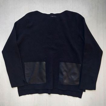Pull Zara noir avec poches