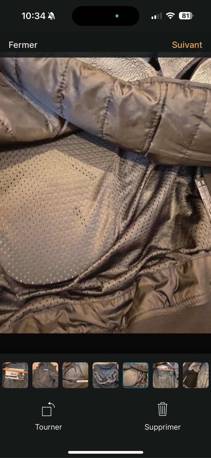 Veste de moto Béring taille L noir - photo numéro 6