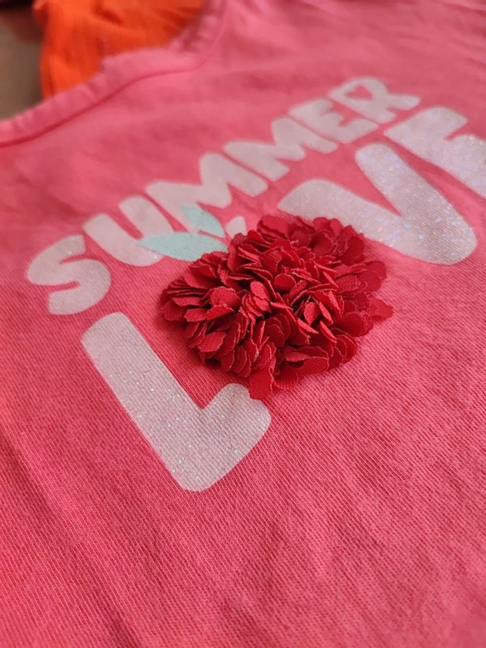 Lot de 2 tee-shirts Kiabi 24mois - photo numéro 3