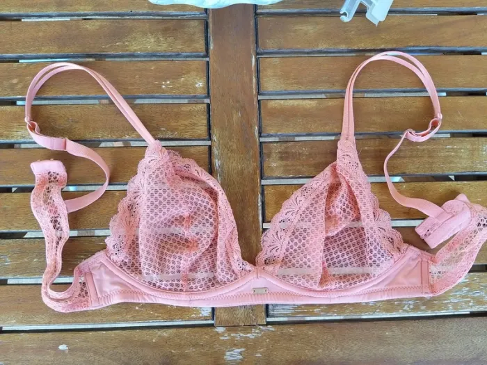 Soutien-gorge femme corail - photo numéro 2