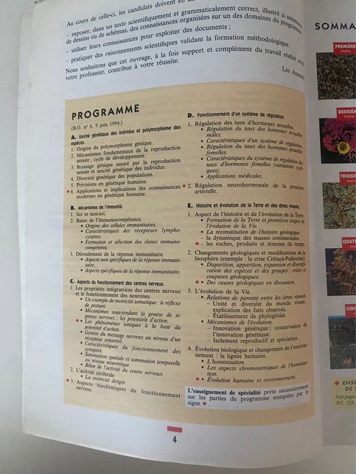 Livre SVT terminale - photo numéro 3