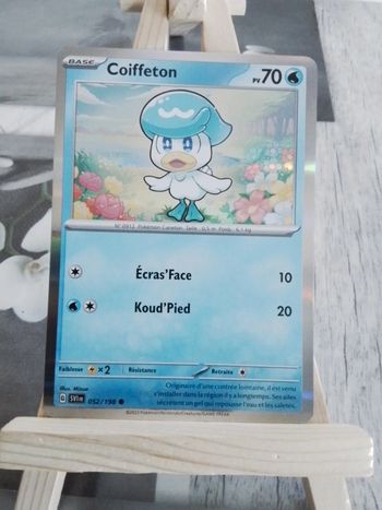 Carte Pokémon Coiffeton Holographique 52/198