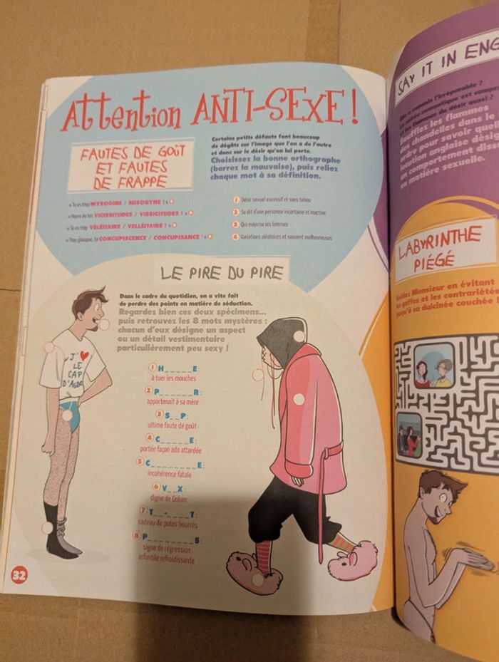 Cahier de vacances qui se joue à deux ! Les hommes viennent de mars et les femmes de vénus - photo numéro 5