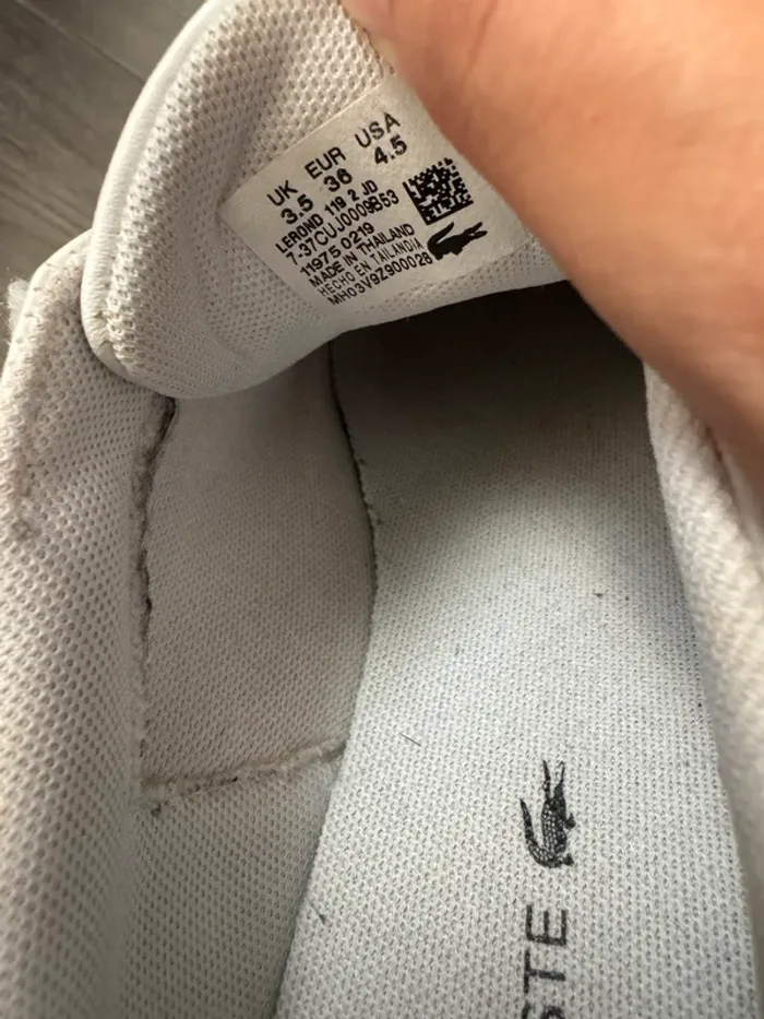 Basket Lacoste femme - photo numéro 4