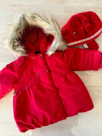 Lot manteau Sergent Major + bonnet 6 mois
