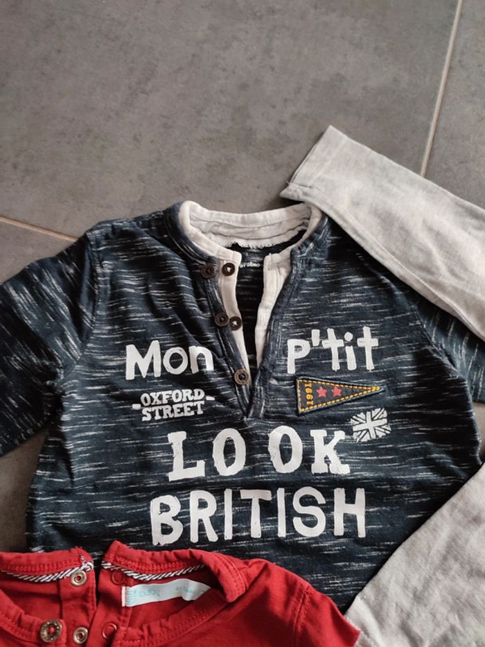 Lot 4 t-shirts manches longues - photo numéro 3