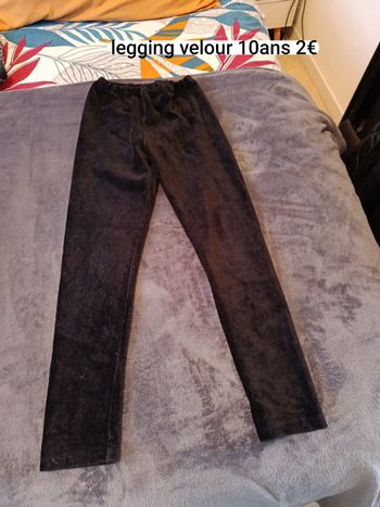 Legging velours