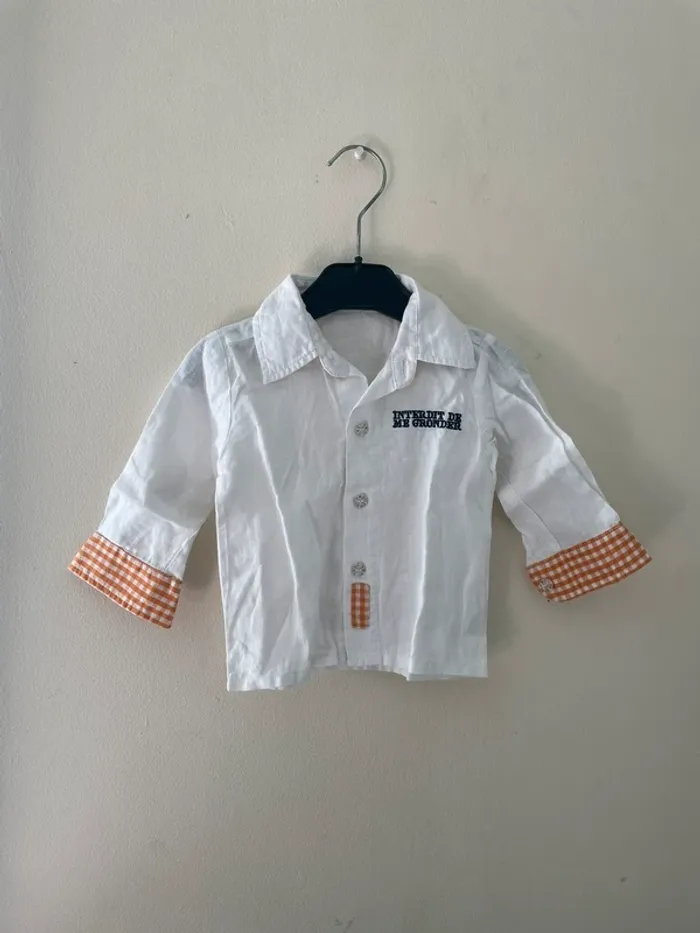 Chemise Interdit de me gronder