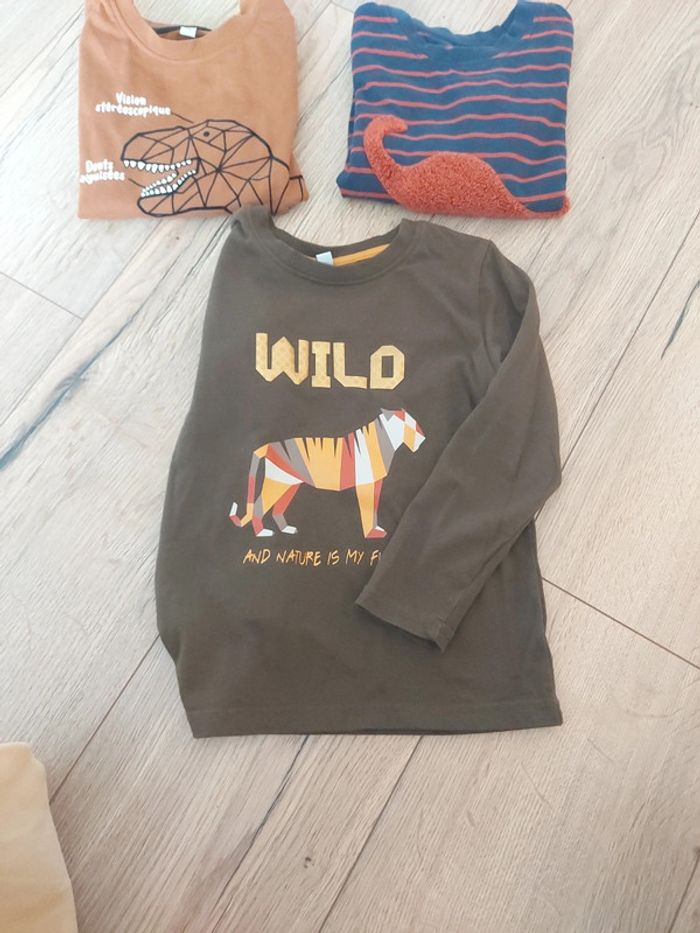 Lot de 3 t-shirts manches longues - photo numéro 2