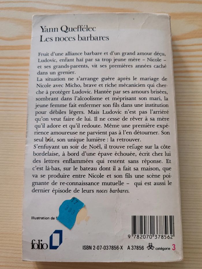 Yann Queffélec 🌸 Les noces barbares - photo numéro 2