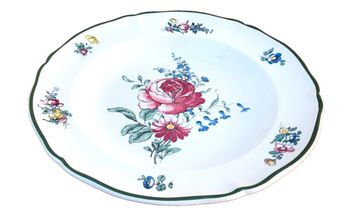 Assiette creuse  Faïence Villeroy & Boch Mettlach  Modèle 1562