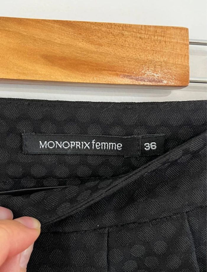 Jupe à pois noire Monoprix - photo numéro 2