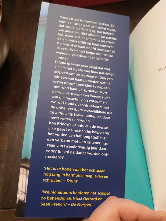 Boek Blauwe maandag Nicci French - photo numéro 4