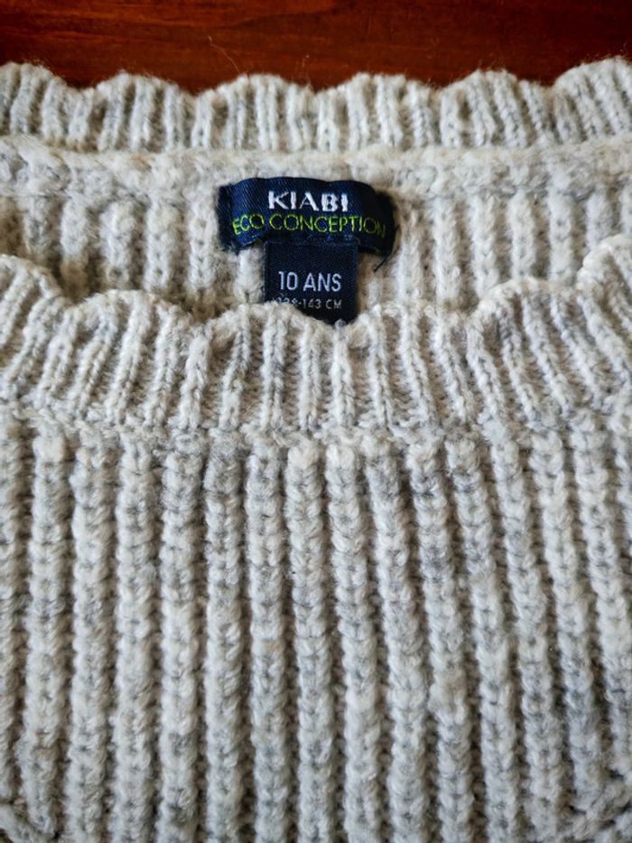 Pull gris chaud - photo numéro 2