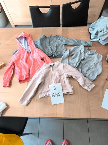 Lot gilets 3 ans