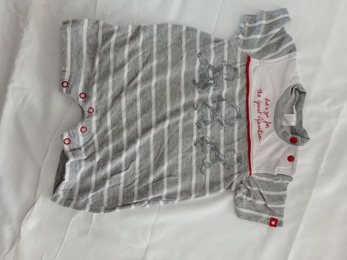 combinaison grise 3 mois réf R108 D02 - photo numéro 2