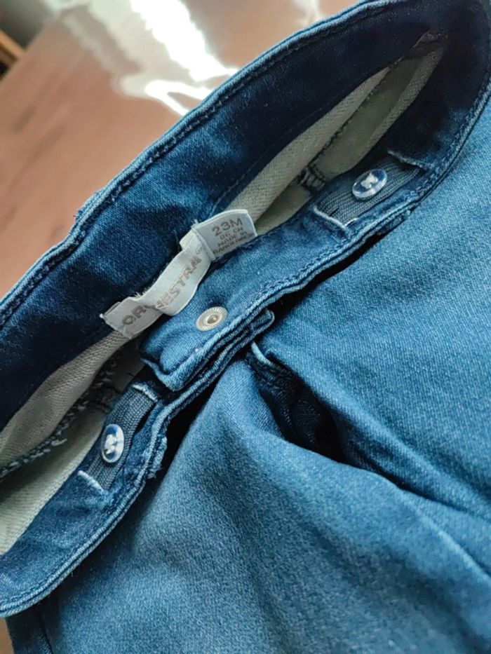 Jean bleu fille stretch 23mois neuf - photo numéro 5