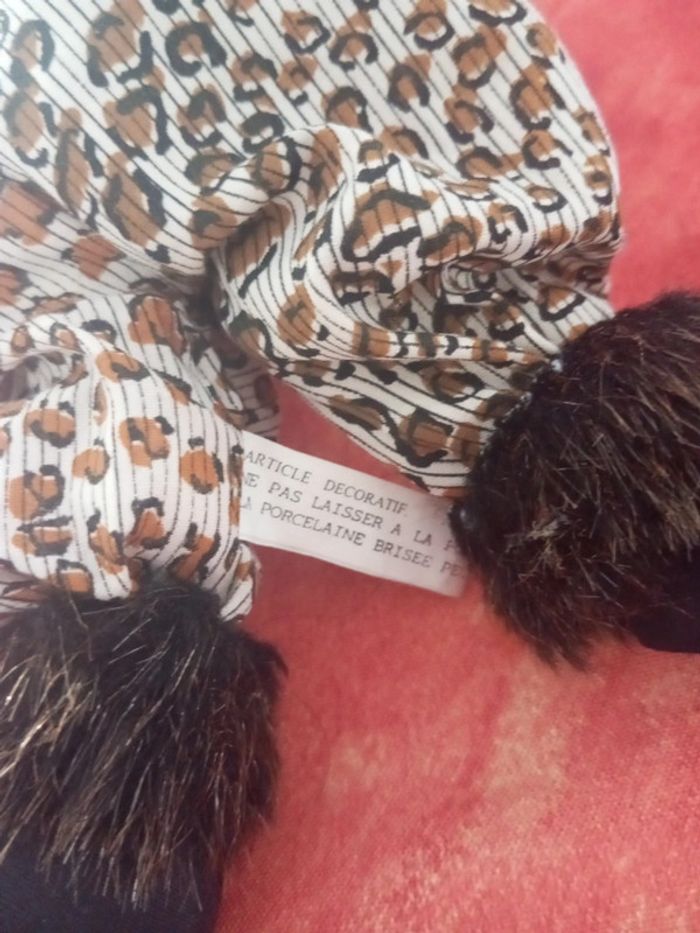 Poupée pantin clown chat tigre - photo numéro 6