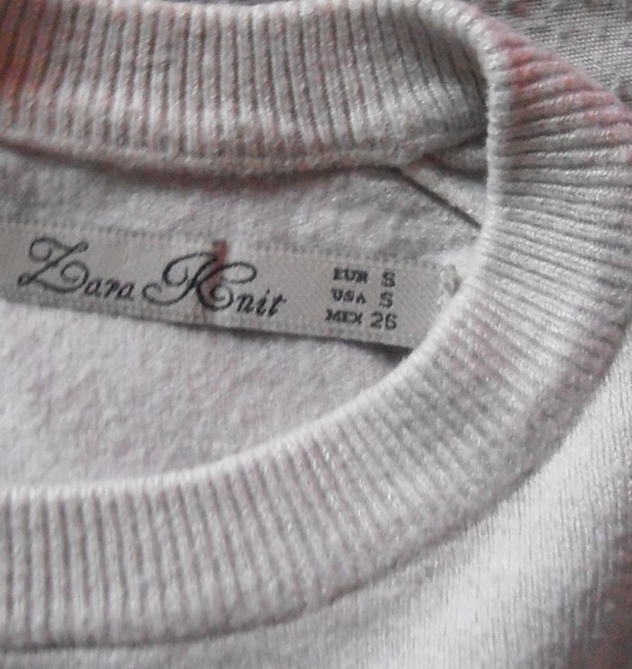 Sweat femme, blanc crème, Zara, taille S 36 - photo numéro 4