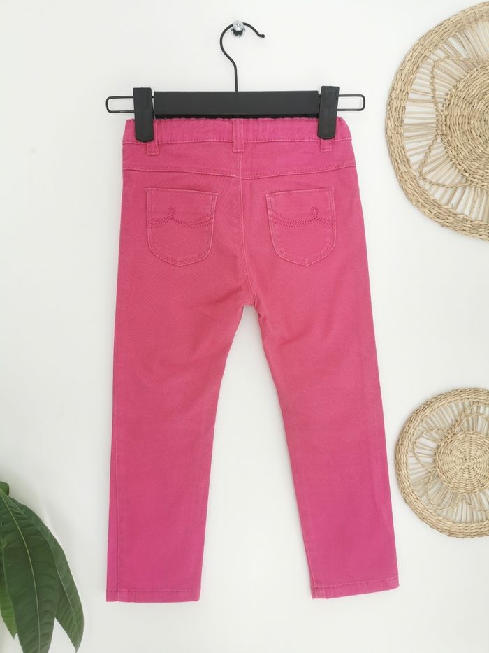 Pantalon jean rose fuschia Z Grain de blé 36 Mois - photo numéro 4