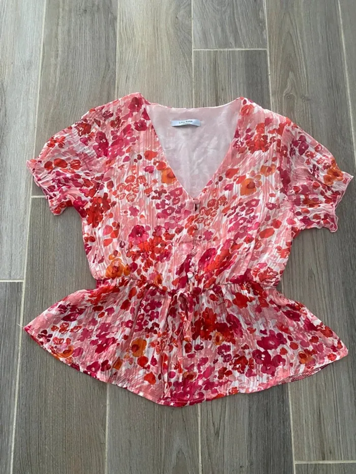 Blouse fluide femme péplum 36-38