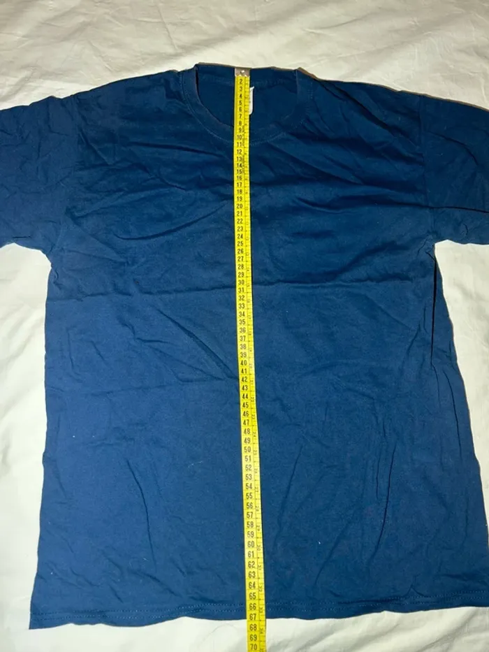 T-shirt bleu marine fruit of the loom - photo numéro 6