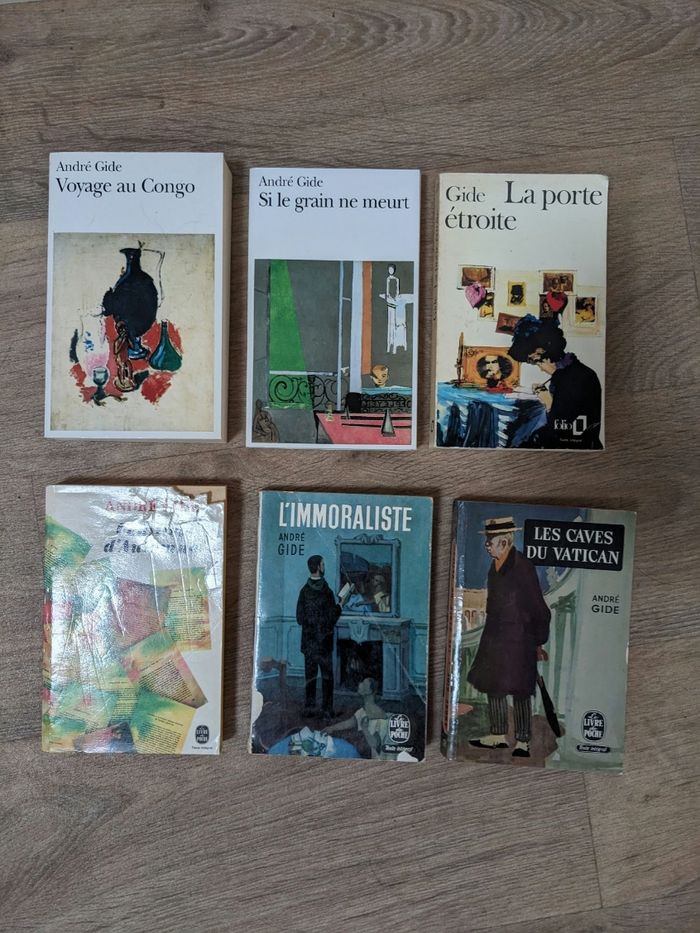 Lot de 6 livres André Gide