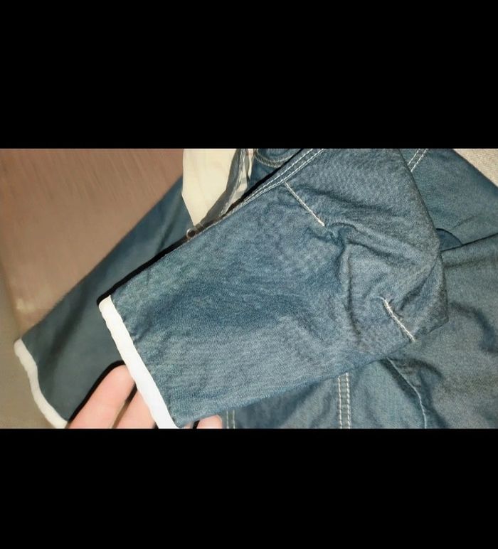 Veste / trench / blouson en jean Neuf by Burberry mixte 12 mois - photo numéro 13